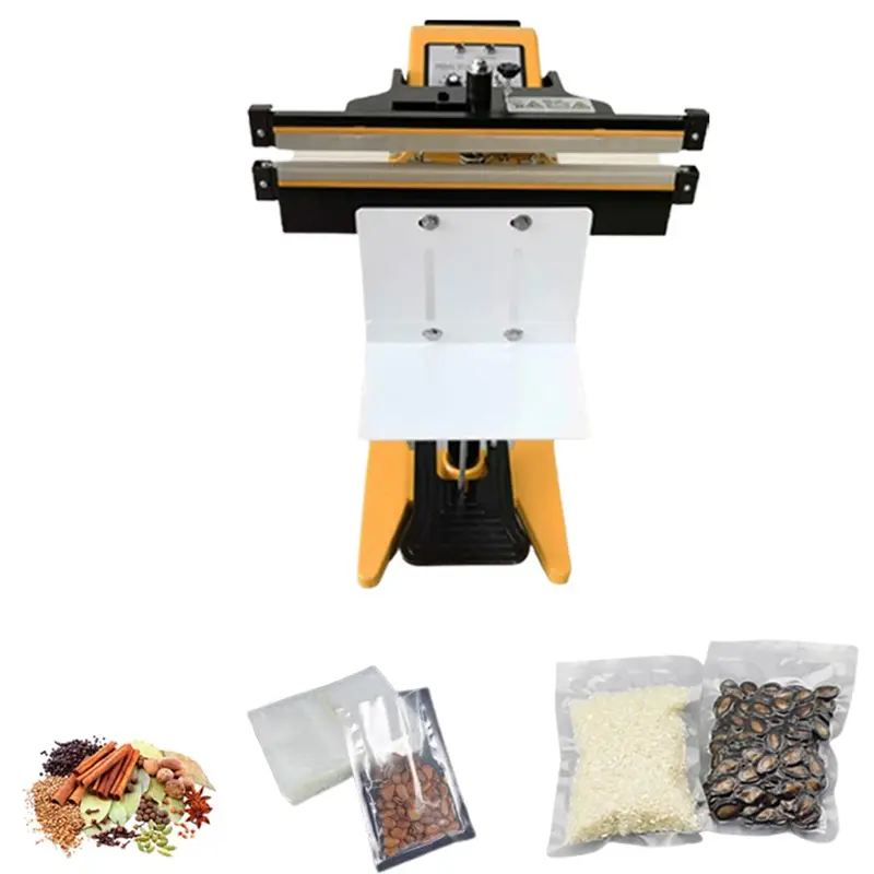 Impulse Type 18 inch Both Side Foot Sealer Machine, 1900 watt